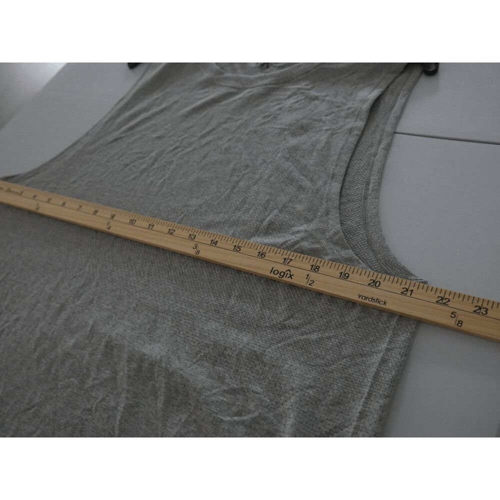 VRST Men's Circuit Seamless Space Dye UPF 30+ Tank Top Grey XL - Picture 4 of 8